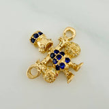 Herraje Pato Bolsa Dinero 1.6gr / 1.7cm / Oro Amarillo 18K %