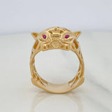 Anillo Pantera 11.75 g / T9 1/2 Oro Amarillo 18K
