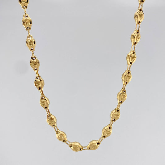 Cadena Rustica Corona 16.35 g / 61 cm / 5.6 mm Oro Amarillo 18K