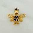 Herraje Pato Bolsa Dinero 1.6gr / 1.7cm / Oro Amarillo 18K %