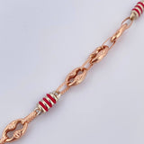Tobillera Rustica Tornillo 7.1gr / 24.5cm / Oro 18K &