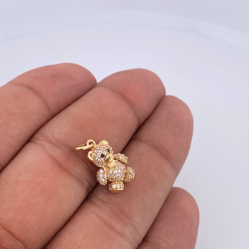 Dije Oso Articulado 2.6gr / 2cm / Oro 18K &