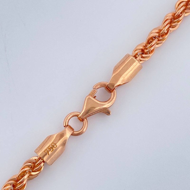 Cadena Lazo 7.15gr / 59.8cm / Oro Rosa +3 18K %