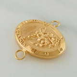 Herraje Arcangel San Miguel 0.95gr / 1.8cm / Oro Amarillo 18K %