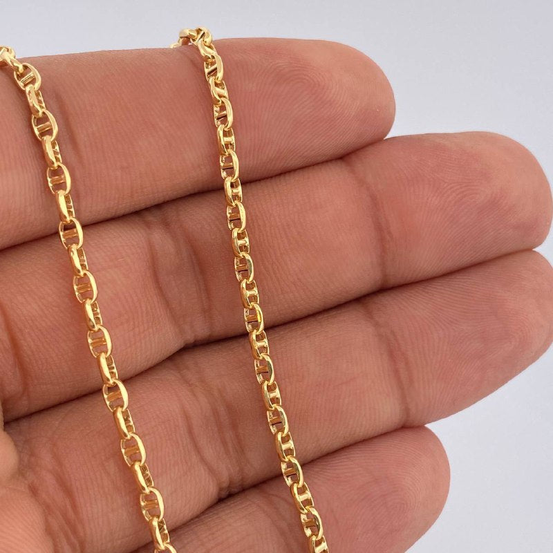 Cadena Marinera 4.9gr / 60cm / Oro Amarillo +3 18K &