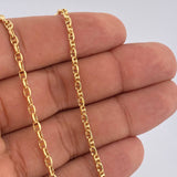 Cadena Marinera 4.9gr / 60cm / Oro Amarillo +3 18K &