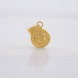 Dije Circulo Letra B 0.45g / 1.5cm Oro Amarillo 18K