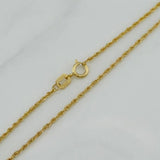 Set Cadena Lazo + Dije Libelula / 1,25 gr / 45 cm Oro Amarillo 18K