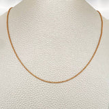 Cadena Militar 3.35gr / 60cm / Oro Rosa +3 18K %