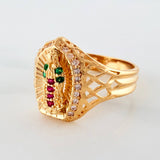 Anillo Virgen De Guadalupe 3.7 g / T6 3/4 Oro Amarillo 18K