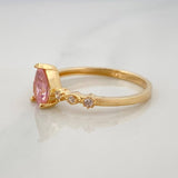 Anillo Solitario Gota 2.1 g / T6 1/2 Oro Amarillo 18K