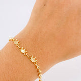 Pulso GC Coronas 2.4g / 18.5cm / 3.1mm Oro Amarillo 18K