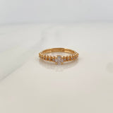 Anillo Solitario Churumbela 2gr / T5 3/4 / 2cm / Oro Amarillo 18K $