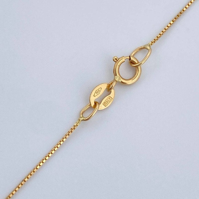 Set Cadena y Dije Veneciana + Oso 1.4gr / Oro Amarillo 18K (Oferta) $