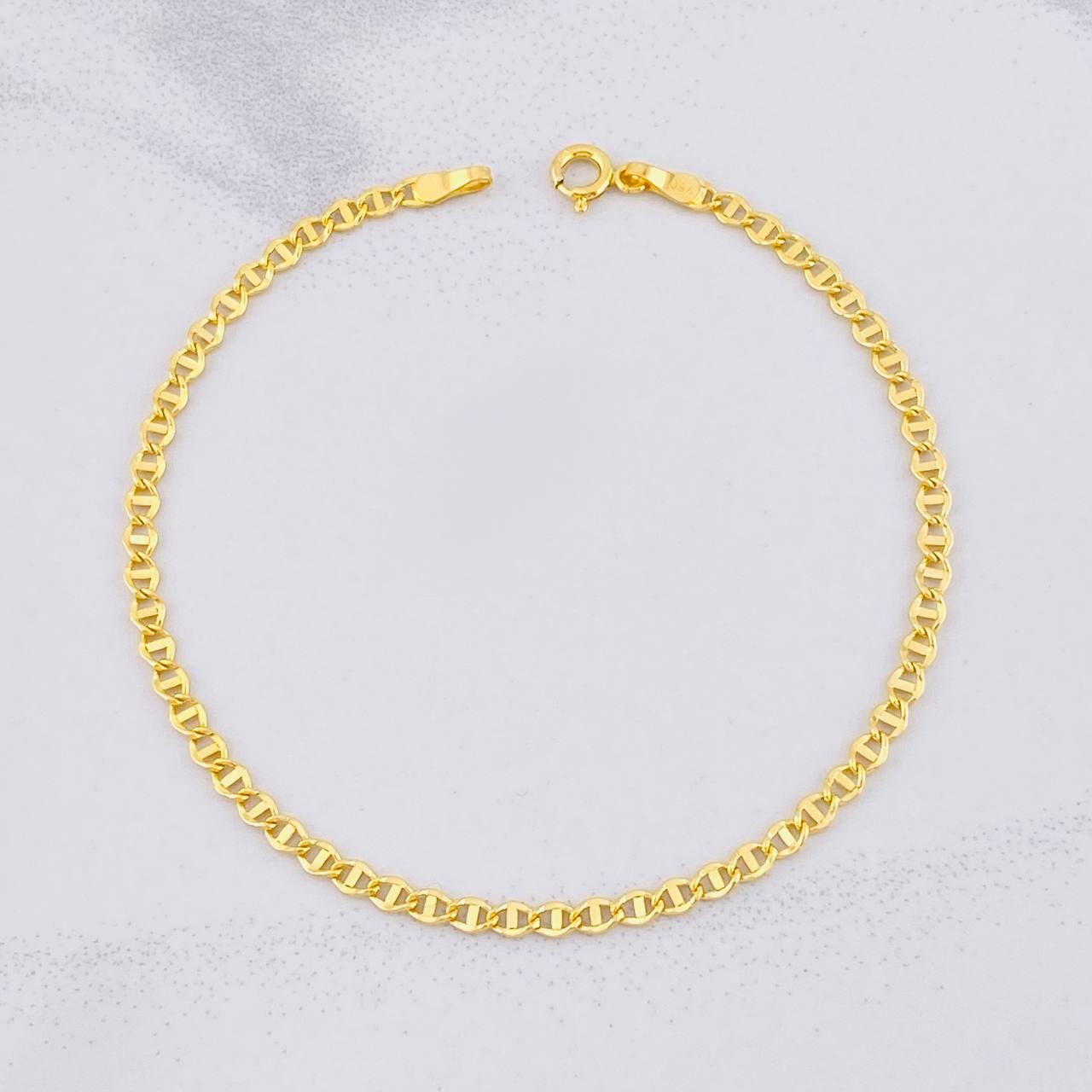 Pulso Plana 1.2g / 18.9cm / 2.77mm Oro Amarillo 18K