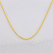 Cadena Mini Cubana 1.8g / 45cm / 0.96mm Oro Amarillo 18K