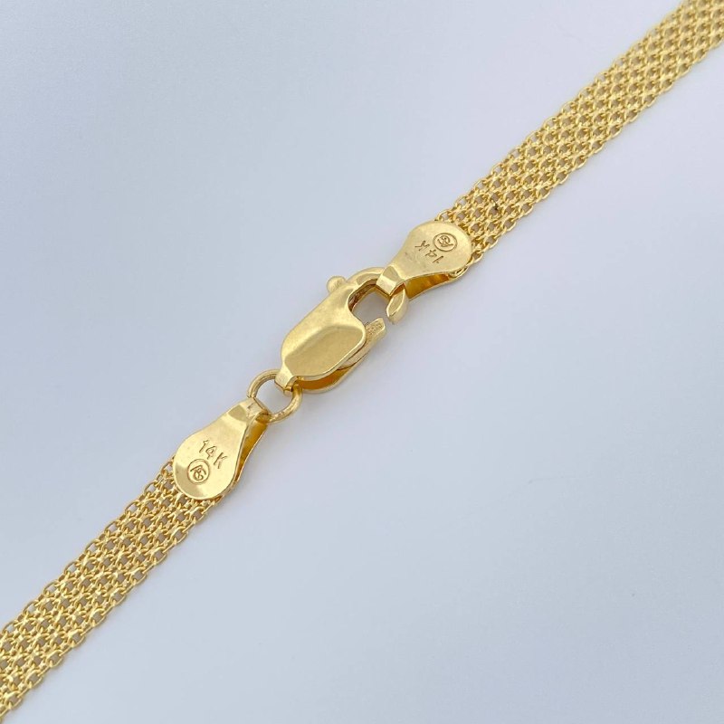 Cadena China 8.2gr / 61.5cm / 4.4mm Oro Amarillo +1 14K Italy %