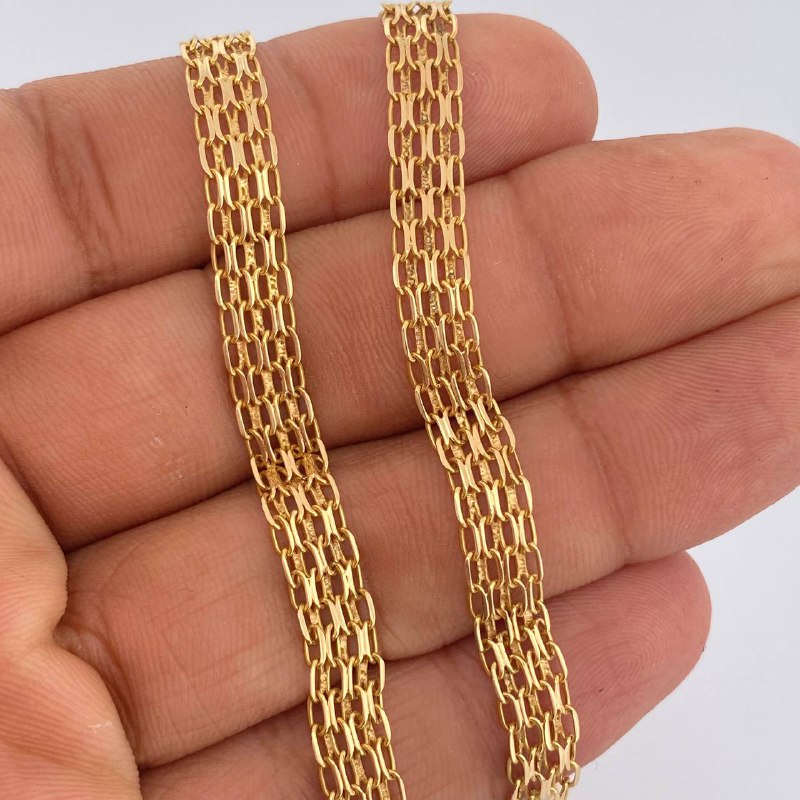 Cadena China 15.35gr / 60cm / Oro Amarillo +1 18K $
