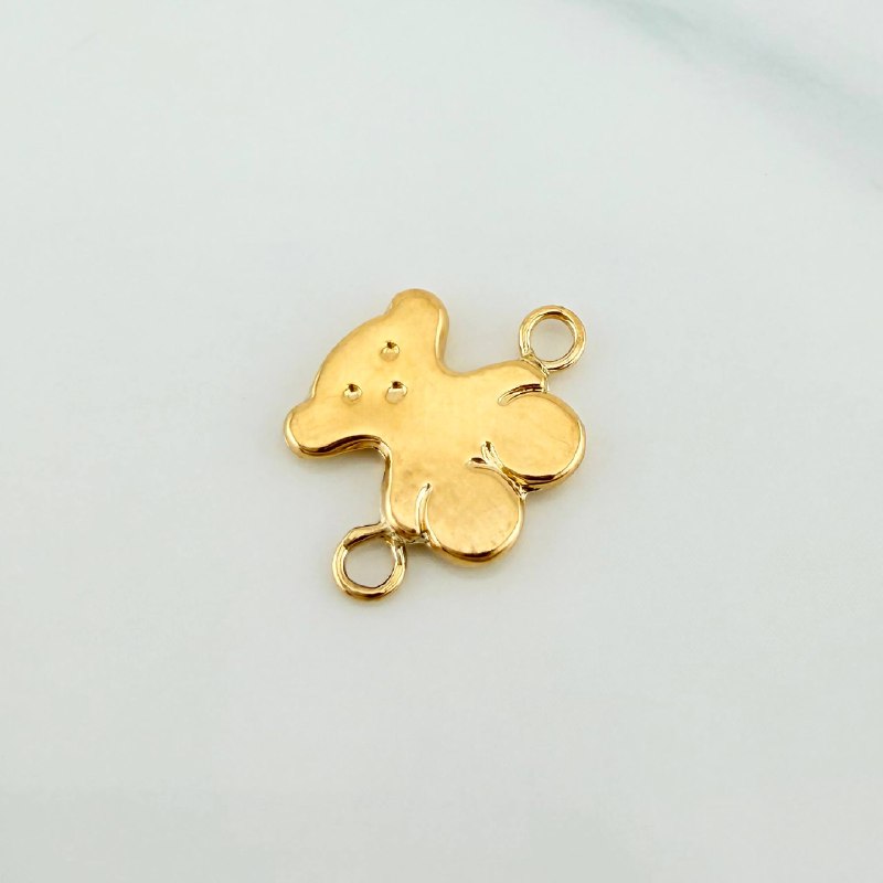 Herraje Oso 0.55 g / 1.6 cm Oro Amarillo 18K