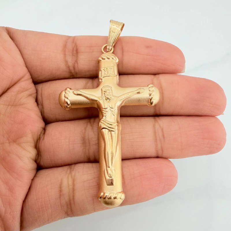 Dije Cruz Cristo 5 g / 6.4 cm Oro Amarillo 18K