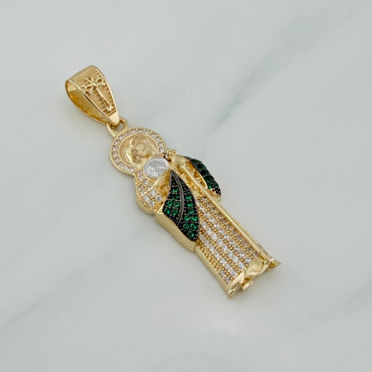 Dije San Judas Tadeo 6.4 g / 4.9 cm Tres Oros 18K