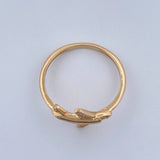 Anillo Avion 1.7gr / T6 / Oro Amarillo 18K &