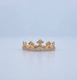 Anillo Tiara Punteada 1.75gr / T6 1/2 / Oro Amarillo 18K &