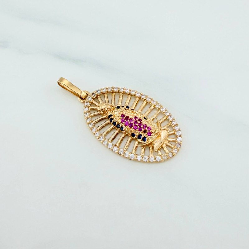 Dije Virgen De Guadalupe 3.55 g / 3.7 cm Oro Amarillo 18K