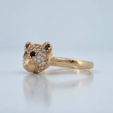 Anillo Oso 2.1gr / T6 / Oro Amarillo 18K %
