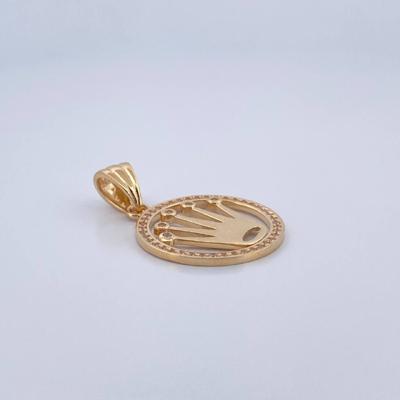 Dije Corona Rx 4.1gr / 3.2cm / Oro 18K &