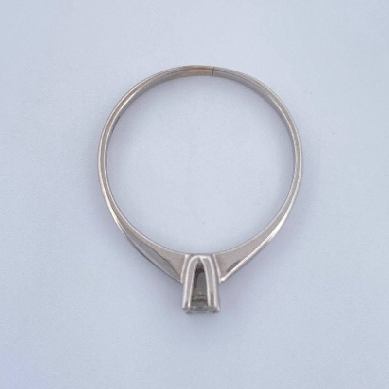 Anillo Solitario 1.25gr / T6 / Oro Blanco 18K &