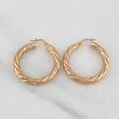 Candongas Emmi 3.8 g / 3 cm Oro Rosa 18K