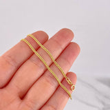 Pulso Franco 1.5g / 19.5cm / 1.6mm Oro Amarillo 18K