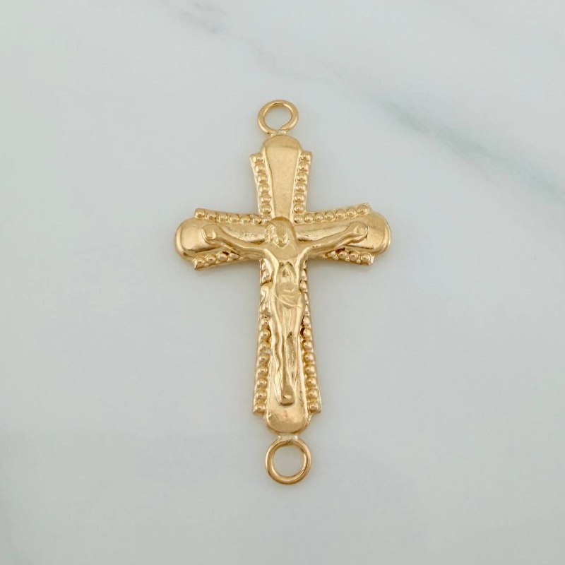 Herraje Cruz Cristo 1.05gr / 2.9cm / Oro Amarillo 18K %