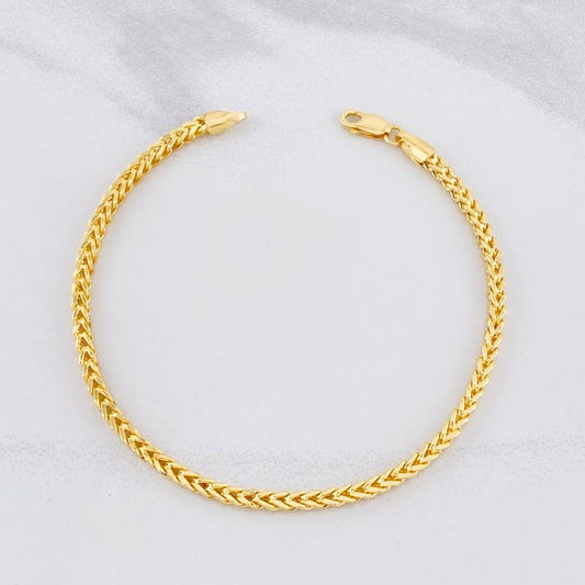 Pulso Franco 5.7g / 20.8cm / 2.8mm Oro Amarillo 18K
