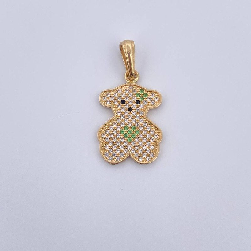 Dije Oso Corazon 2.45gr / 3cm / Oro 18K &