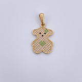 Dije Oso Corazon 2.45gr / 3cm / Oro 18K &