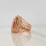 Anillo Virgen De Guadalupe 5.5 g / T9 1/4 Oro Rosa 18K