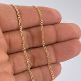 Cadena Figaro 1.5gr / 49.5cm / Oro Amarillo +1 18K &