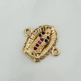 Herraje Virgen De Guadalupe 1.1 g / 1.5 cm Oro Amarillo 18K
