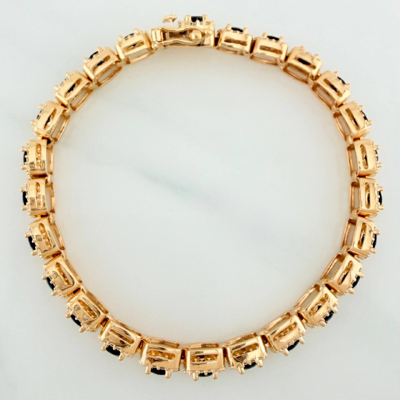 Pulso Tennis 25.05 g / 19.2 cm / 6.8 mm Oro Amarillo 18K
