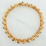 Pulso Tennis 25.05 g / 19.2 cm / 6.8 mm Oro Amarillo 18K
