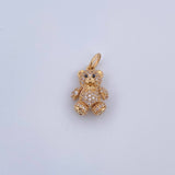 Dije Oso Articulado 2.6gr / 2cm / Oro 18K &