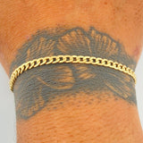 Pulso Cubano 2.8gr / 18.8cm / 3.1mm Oro Amarillo +1 18K &