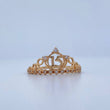 Anillo Corona 15s 1.8gr / T7 1/4 / Oro Amarillo 18K &