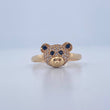 Anillo Rostro Oso 2.2gr / T6 1/4 / Oro Amarillo 18K &