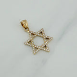 Dije Estrella De David 1.75 g / 2.8 cm Oro Amarillo 18K