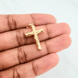 Dije Cruz Cristo 1.25 g / 3.3 cm Oro Amarillo 18K
