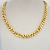 Cadena Cubana 18.95gr / 66cm / Oro Amarillo +1 14K Italy $
