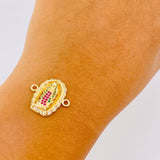 Herraje Virgen de Guadalupe 3.2g / 2cm Oro Amarillo 18K
